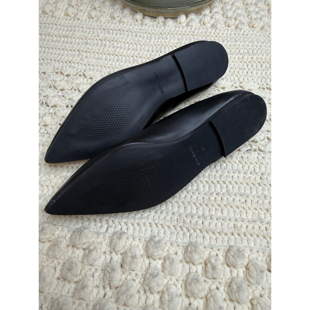 NEW RICCARDO BOCCIA Women's 40 Clodette Pointed Toe Ballet Flats Leather Shoes - Picture 12 of 14
